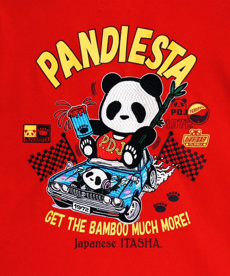 PANDIESTA(パンディエスタ) |SB PANDIESTA MONSTER HOTROD PANDA S/S Tシャツ(526851 MENS/WOMENS）