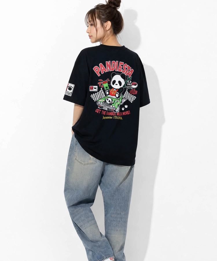 PANDIESTA(パンディエスタ) |SB PANDIESTA MONSTER HOTROD PANDA S/S Tシャツ(526851 MENS/WOMENS）