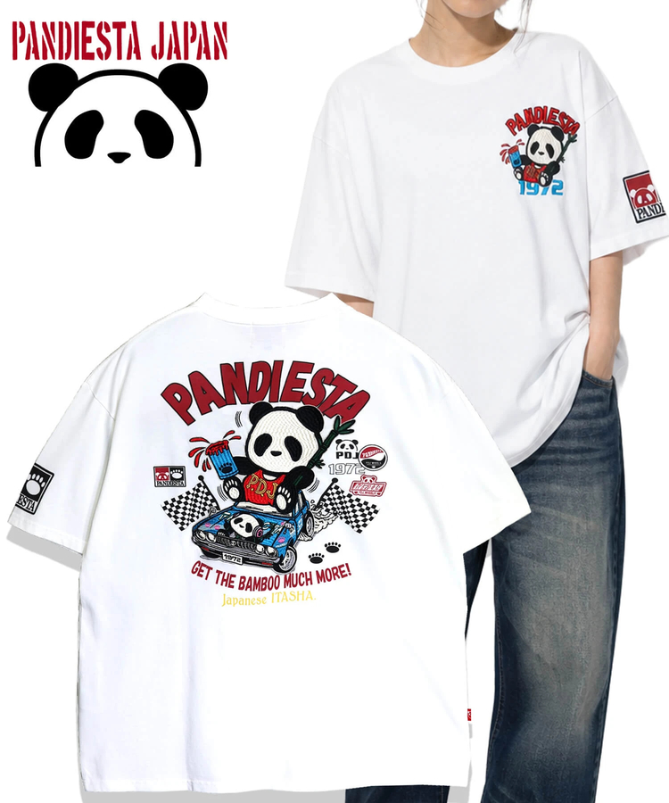 PANDIESTA(パンディエスタ) |SB PANDIESTA MONSTER HOTROD PANDA S/S Tシャツ(526851 MENS/WOMENS）