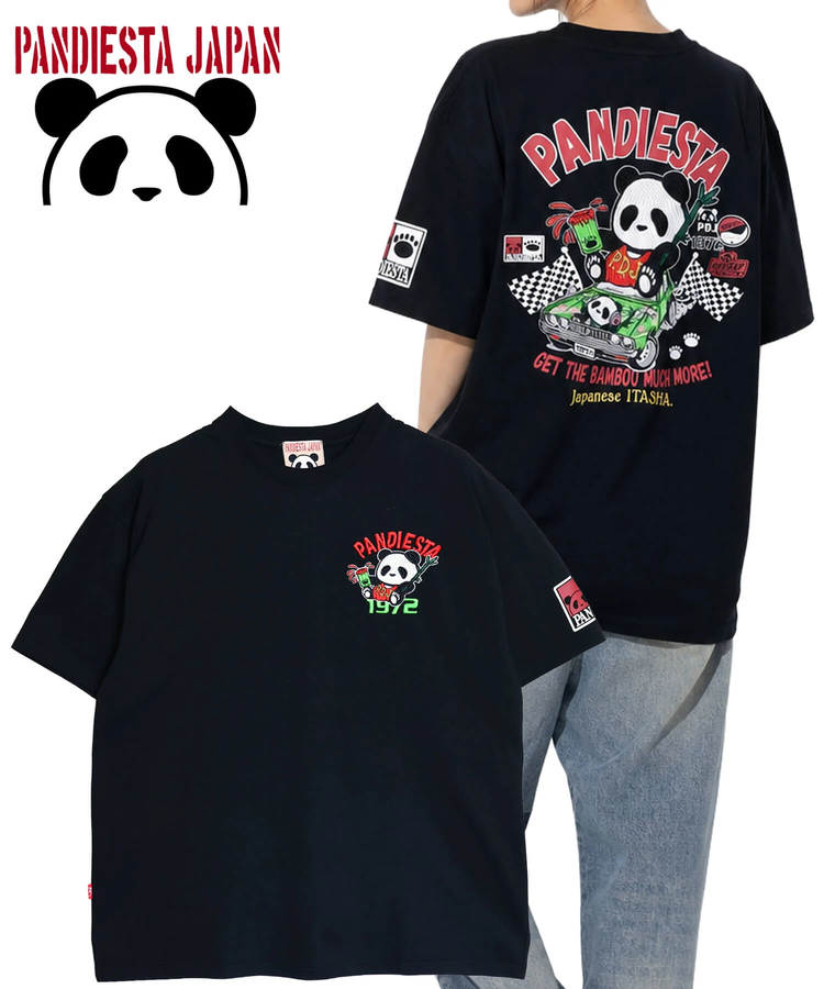 PANDIESTA(パンディエスタ) |SB PANDIESTA MONSTER HOTROD PANDA S/S Tシャツ(526851 MENS/WOMENS）