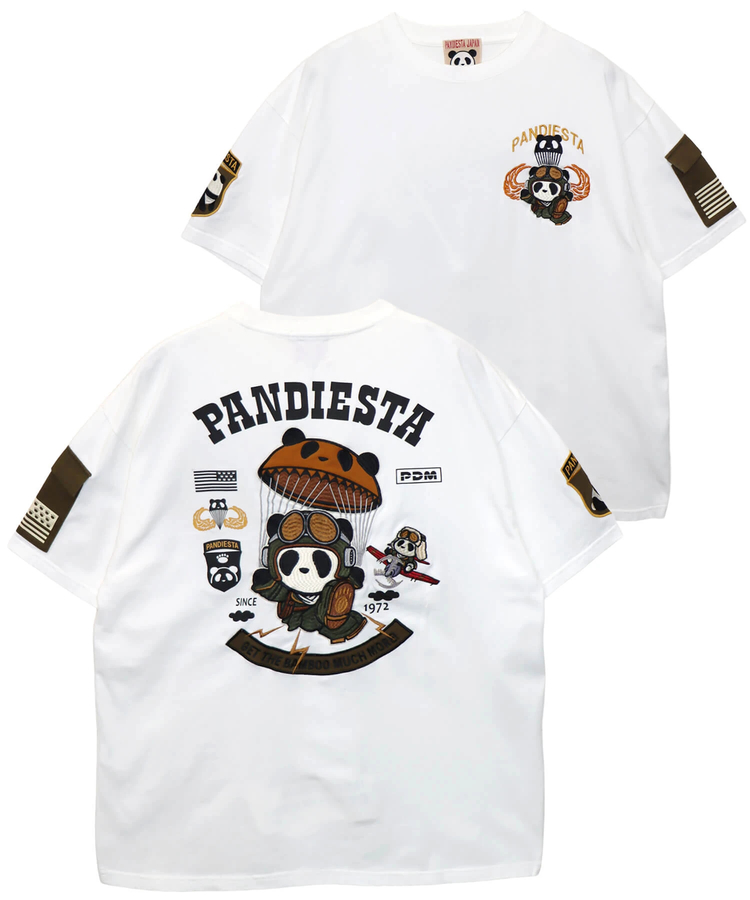 PANDIESTA(パンディエスタ) |SB PANDIESTA PARACHUTE PANDA S/S Tシャツ(526853 MENS/WOMENS）