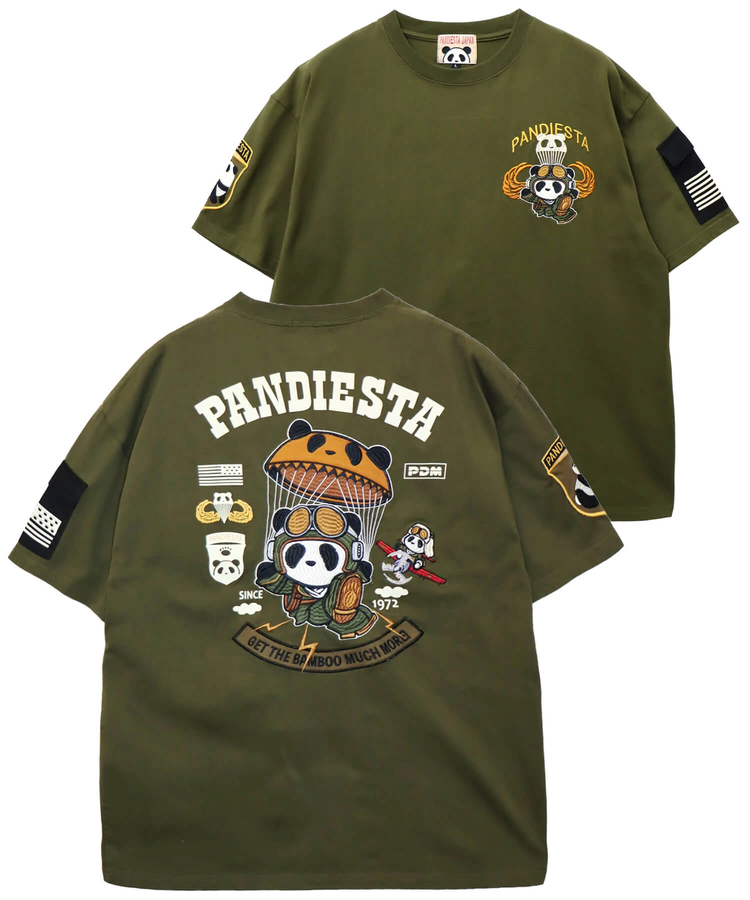 PANDIESTA(パンディエスタ) |SB PANDIESTA PARACHUTE PANDA S/S Tシャツ(526853 MENS/WOMENS）