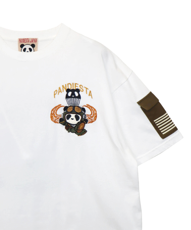PANDIESTA(パンディエスタ) |SB PANDIESTA PARACHUTE PANDA S/S Tシャツ(526853 MENS/WOMENS）