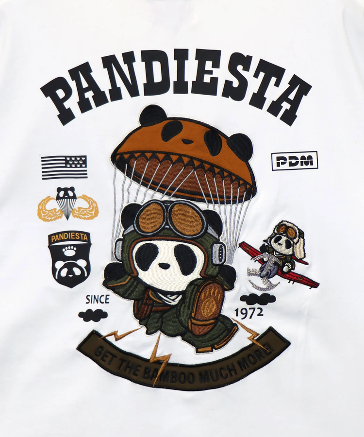 PANDIESTA(パンディエスタ) |SB PANDIESTA PARACHUTE PANDA S/S Tシャツ(526853 MENS/WOMENS）