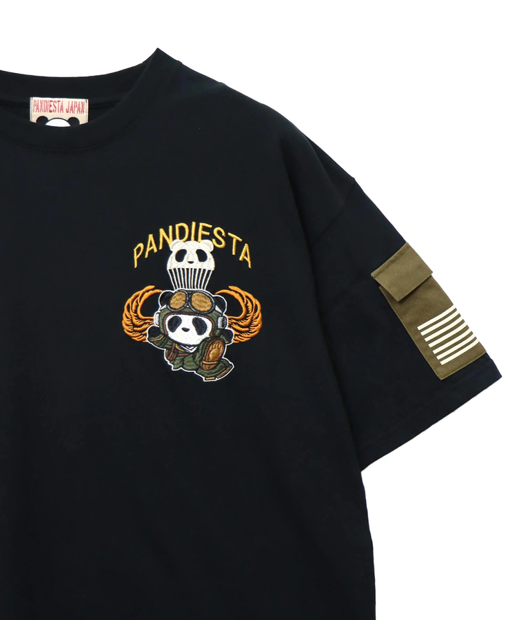 PANDIESTA(パンディエスタ) |SB PANDIESTA PARACHUTE PANDA S/S Tシャツ(526853 MENS/WOMENS）