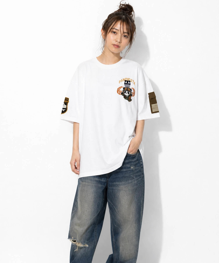 PANDIESTA(パンディエスタ) |SB PANDIESTA PARACHUTE PANDA S/S Tシャツ(526853 MENS/WOMENS）