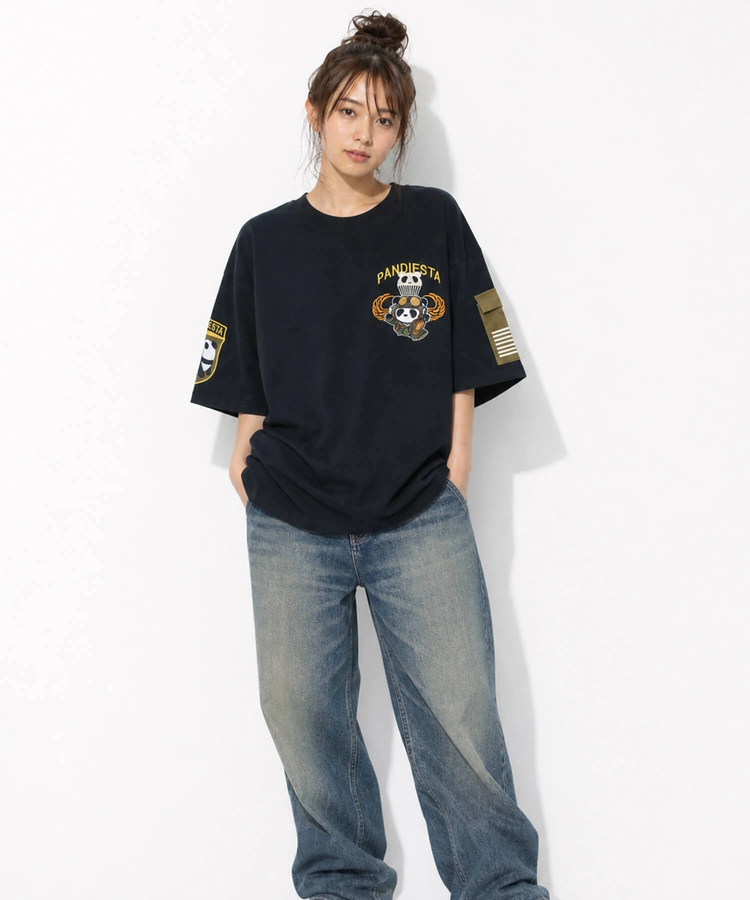 PANDIESTA(パンディエスタ) |SB PANDIESTA PARACHUTE PANDA S/S Tシャツ(526853 MENS/WOMENS）