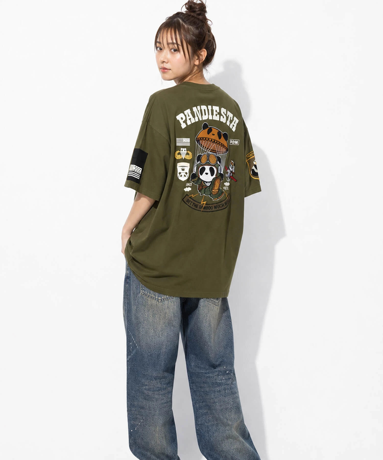 PANDIESTA(パンディエスタ) |SB PANDIESTA PARACHUTE PANDA S/S Tシャツ(526853 MENS/WOMENS）