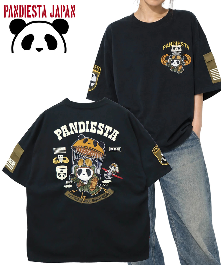 PANDIESTA(パンディエスタ) |SB PANDIESTA PARACHUTE PANDA S/S Tシャツ(526853 MENS/WOMENS）