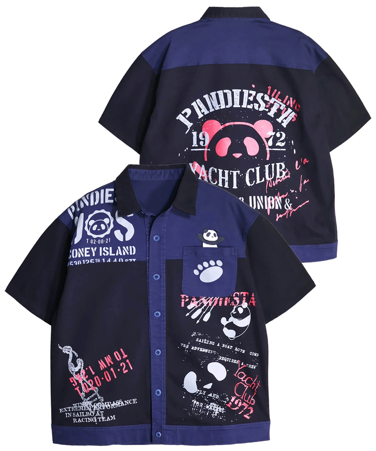PANDIESTA(パンディエスタ) |SB PANDIESTA パンダ ヨットクラブ ボタンシャツ セットアップ可能(526950 MENS/WOMENS）