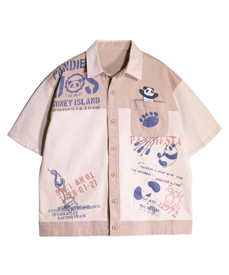 PANDIESTA(パンディエスタ) |SB PANDIESTA パンダ ヨットクラブ ボタンシャツ セットアップ可能(526950 MENS/WOMENS）