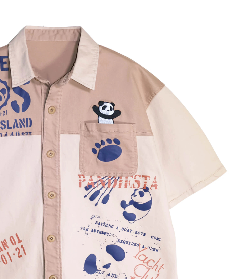 PANDIESTA(パンディエスタ) |SB PANDIESTA パンダ ヨットクラブ ボタンシャツ セットアップ可能(526950 MENS/WOMENS）