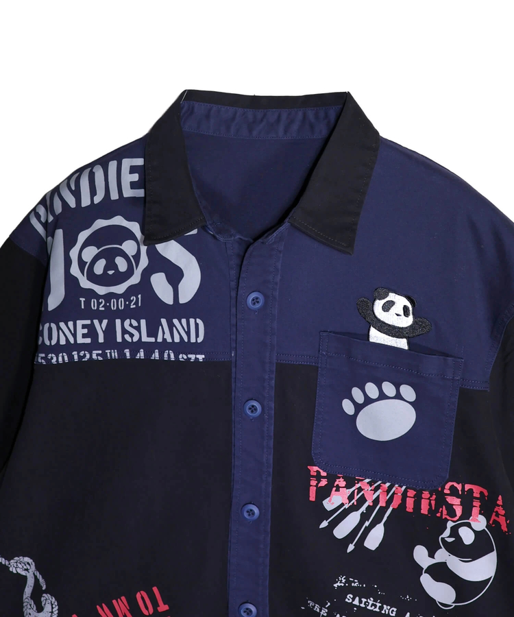 PANDIESTA(パンディエスタ) |SB PANDIESTA パンダ ヨットクラブ ボタンシャツ セットアップ可能(526950 MENS/WOMENS）