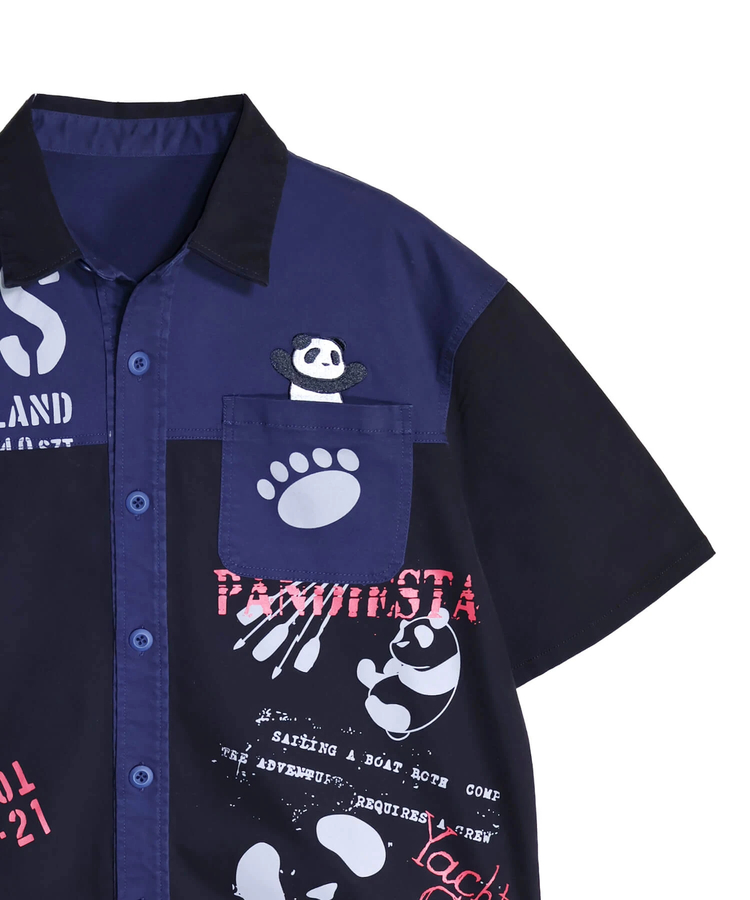PANDIESTA(パンディエスタ) |SB PANDIESTA パンダ ヨットクラブ ボタンシャツ セットアップ可能(526950 MENS/WOMENS）