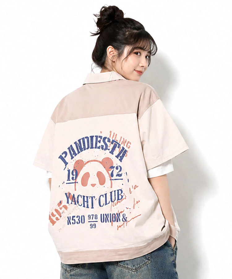 PANDIESTA(パンディエスタ) |SB PANDIESTA パンダ ヨットクラブ ボタンシャツ セットアップ可能(526950 MENS/WOMENS）