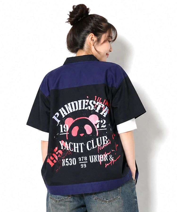 PANDIESTA(パンディエスタ) |SB PANDIESTA パンダ ヨットクラブ ボタンシャツ セットアップ可能(526950 MENS/WOMENS）