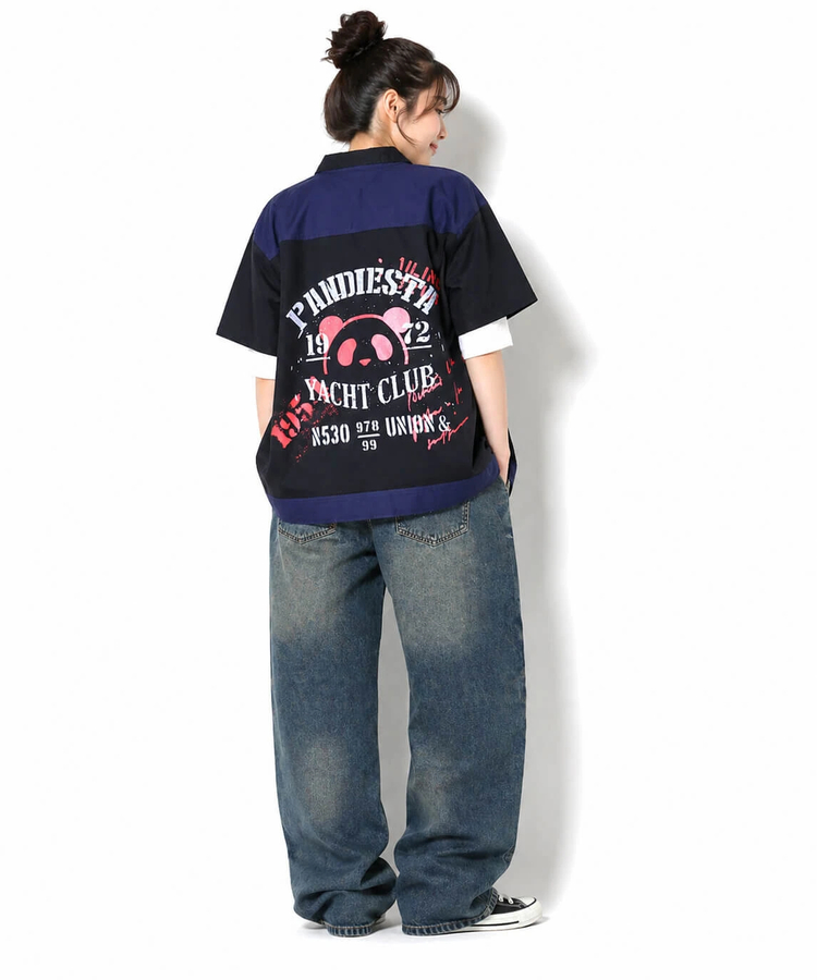PANDIESTA(パンディエスタ) |SB PANDIESTA パンダ ヨットクラブ ボタンシャツ セットアップ可能(526950 MENS/WOMENS）