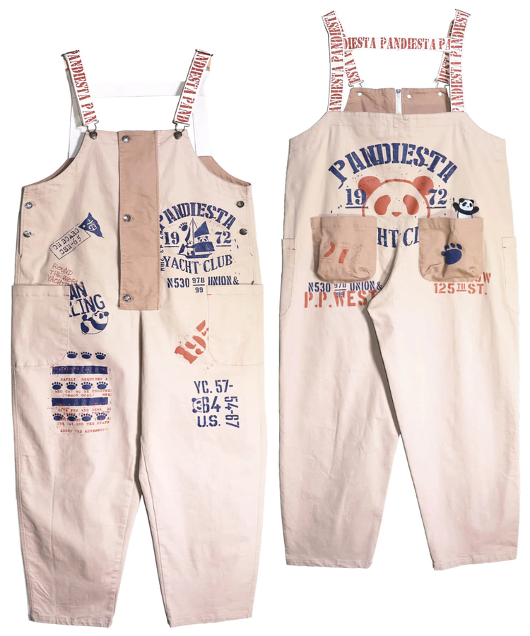 PANDIESTA(パンディエスタ) |SB PANDIESTA パンダ ヨットクラブ サロペット セットアップ可能(526951 MENS/WOMENS）