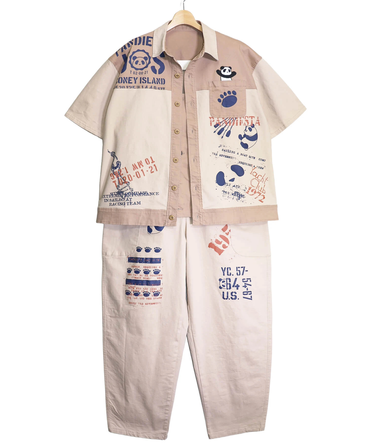 PANDIESTA(パンディエスタ) |SB PANDIESTA パンダ ヨットクラブ サロペット セットアップ可能(526951 MENS/WOMENS）