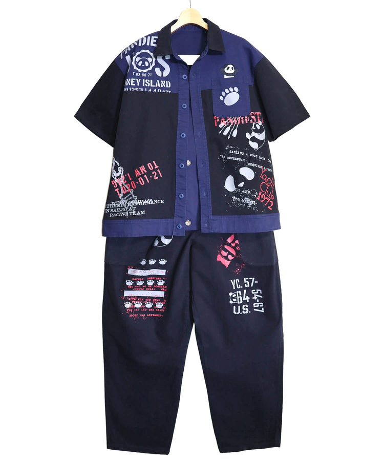 PANDIESTA(パンディエスタ) |SB PANDIESTA パンダ ヨットクラブ サロペット セットアップ可能(526951 MENS/WOMENS）