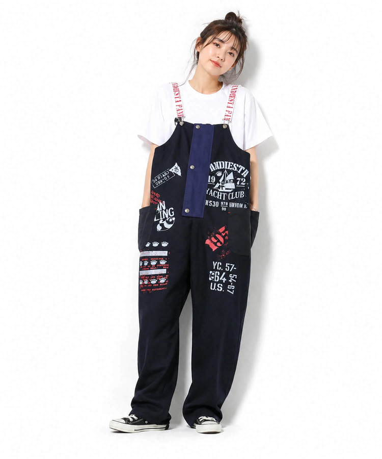 PANDIESTA(パンディエスタ) |SB PANDIESTA パンダ ヨットクラブ サロペット セットアップ可能(526951 MENS/WOMENS）