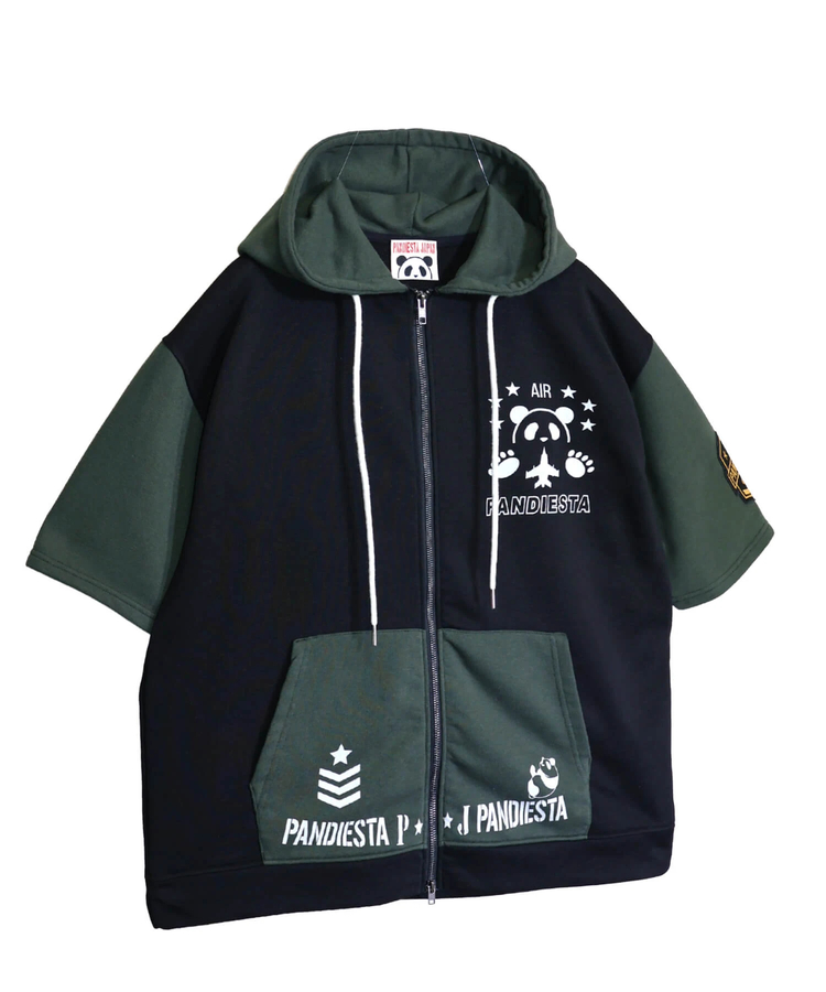 PANDIESTA(パンディエスタ) |SB PANDIESTA ミリタリーパンダ S/S フルジップパーカー (526952 MENS/WOMENS）