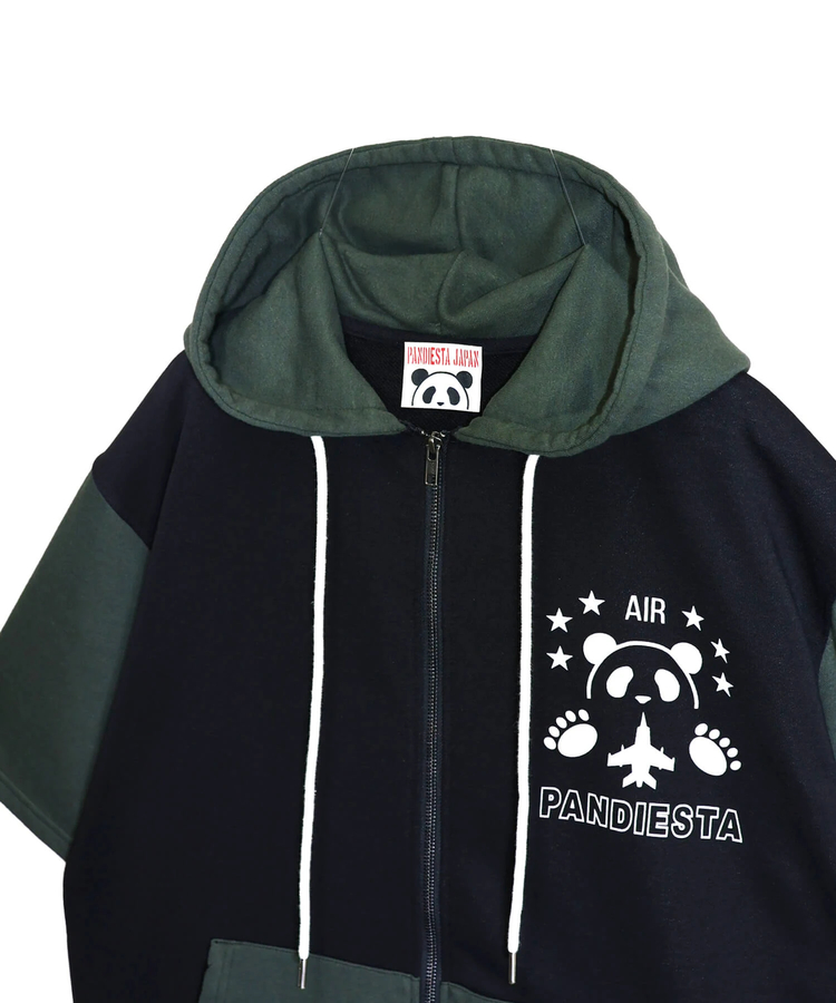 PANDIESTA(パンディエスタ) |SB PANDIESTA ミリタリーパンダ S/S フルジップパーカー (526952 MENS/WOMENS）
