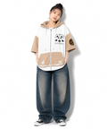 PANDIESTA(パンディエスタ) |SB PANDIESTA ミリタリーパンダ S/S フルジップパーカー (526952 MENS/WOMENS）