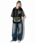 PANDIESTA(パンディエスタ) |SB PANDIESTA ミリタリーパンダ S/S フルジップパーカー (526952 MENS/WOMENS）
