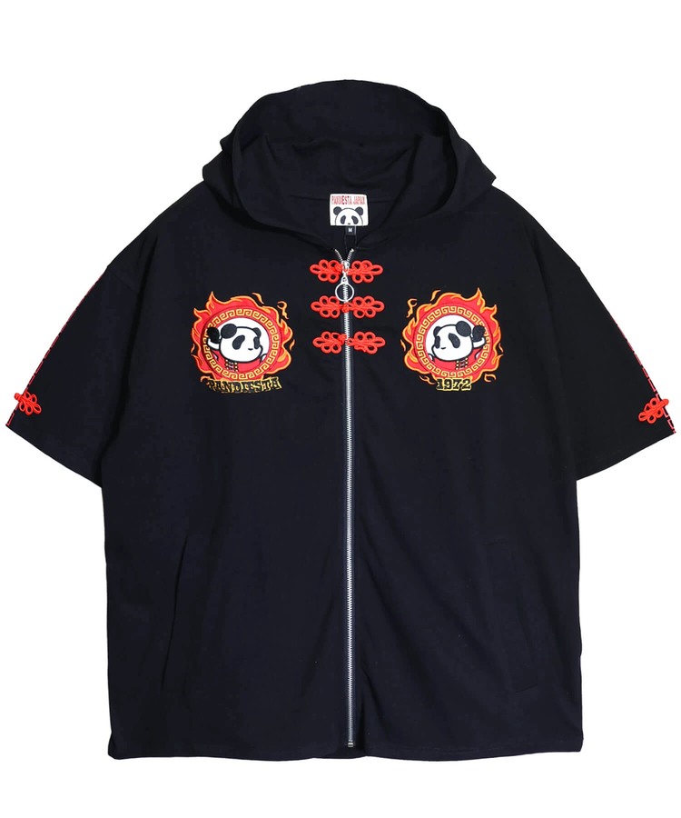 PANDIESTA(パンディエスタ) |SB PANDIESTA なりきりシリーズ 熊猫飯店 S/S ジップパーカー(526100 MENS/WOMENS）