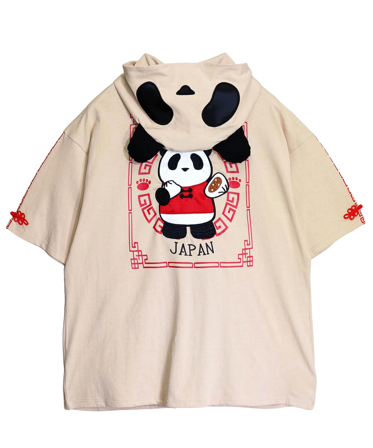 PANDIESTA(パンディエスタ) |SB PANDIESTA なりきりシリーズ 熊猫飯店 S/S ジップパーカー(526100 MENS/WOMENS）