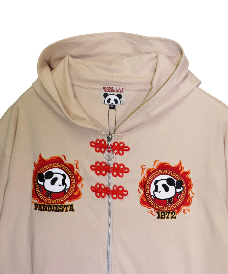 PANDIESTA(パンディエスタ) |SB PANDIESTA なりきりシリーズ 熊猫飯店 S/S ジップパーカー(526100 MENS/WOMENS）