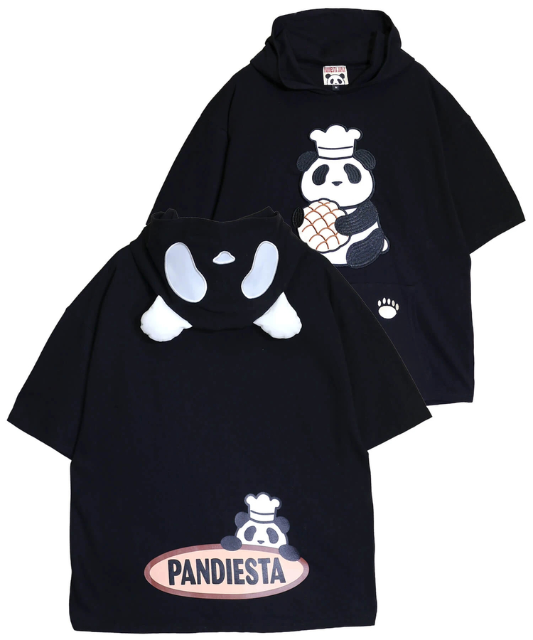 PANDIESTA(パンディエスタ) |SB PANDIESTA なりきりシリーズ 熊猫メロンパン S/S プルパーカー(526101 MENS/WOMENS）