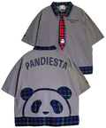 PANDIESTA(パンディエスタ) |SB PANDIESTA ネクタイ付き チェック切替 S/S ポロシャツ(526102 MENS/WOMENS）