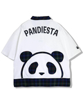 PANDIESTA(パンディエスタ) |SB PANDIESTA ネクタイ付き チェック切替 S/S ポロシャツ(526102 MENS/WOMENS）