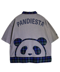 PANDIESTA(パンディエスタ) |SB PANDIESTA ネクタイ付き チェック切替 S/S ポロシャツ(526102 MENS/WOMENS）