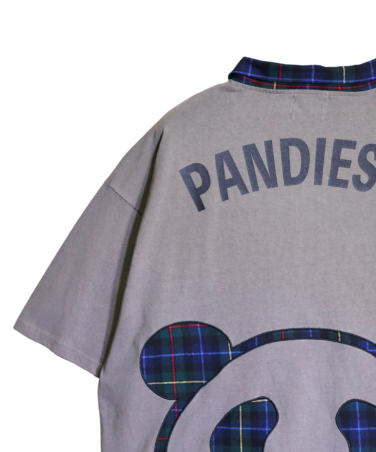 PANDIESTA(パンディエスタ) |SB PANDIESTA ネクタイ付き チェック切替 S/S ポロシャツ(526102 MENS/WOMENS）