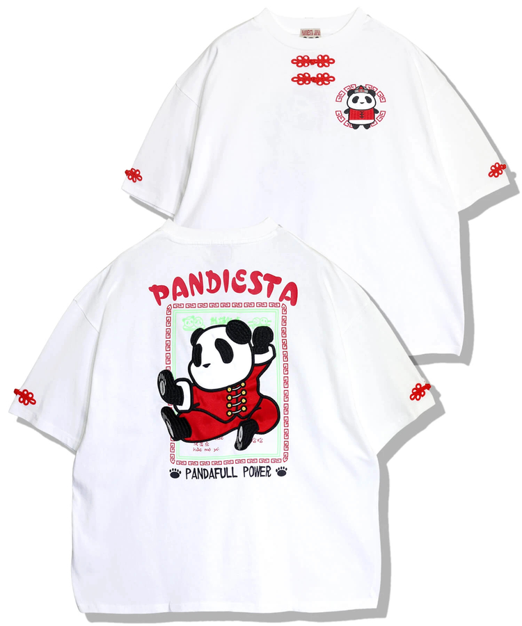 PANDIESTA(パンディエスタ) |SB PANDIESTA 熊猫功夫 オーバーサイズ S/S Tee(526103 MENS/WOMENS）