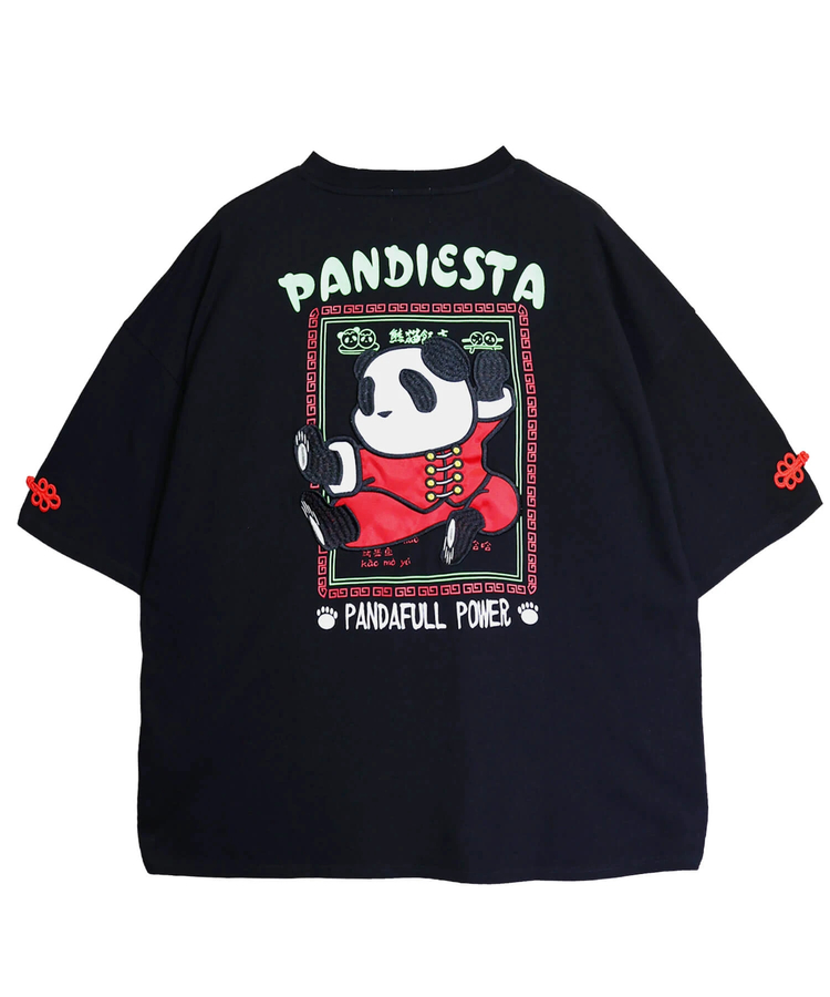 PANDIESTA(パンディエスタ) |SB PANDIESTA 熊猫功夫 オーバーサイズ S/S Tee(526103 MENS/WOMENS）