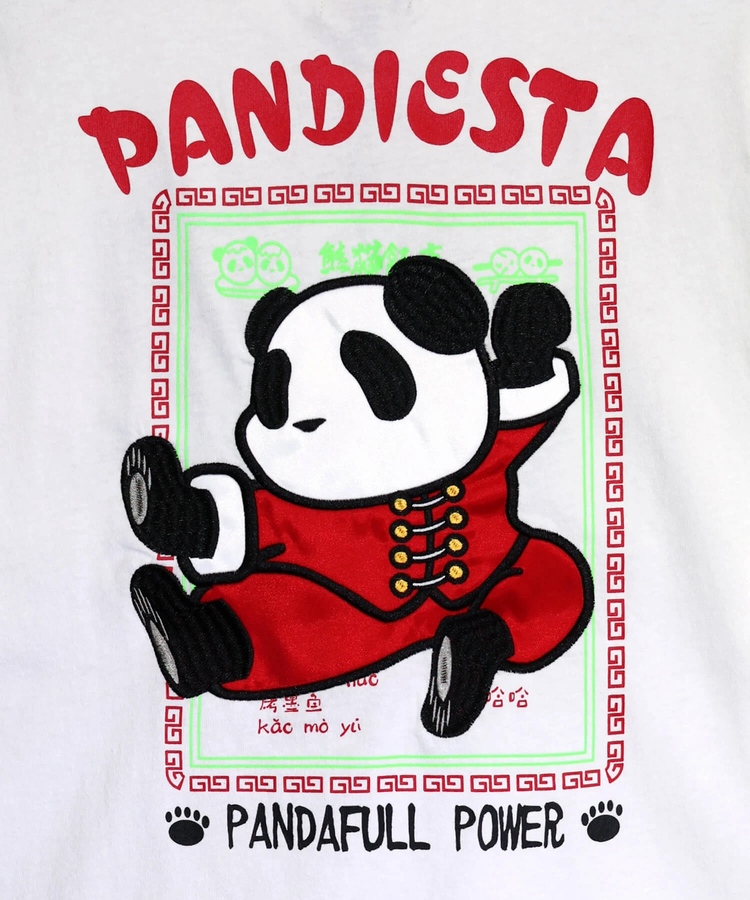 PANDIESTA(パンディエスタ) |SB PANDIESTA 熊猫功夫 オーバーサイズ S/S Tee(526103 MENS/WOMENS）