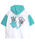 PANDIESTA(パンディエスタ) |SB PANDIESTA ジンベイ＆パンダ S/S フルジップパーカー セットアップ可能(526750  MENS/WOMENS）