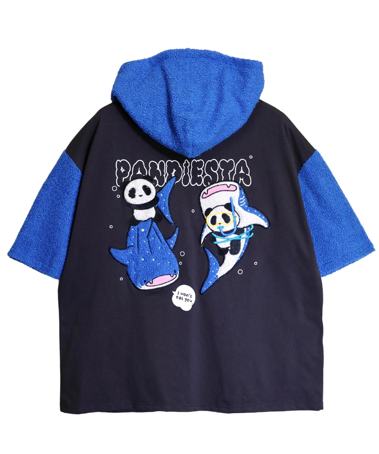 PANDIESTA(パンディエスタ) |SB PANDIESTA ジンベイ＆パンダ S/S フルジップパーカー セットアップ可能(526750  MENS/WOMENS）