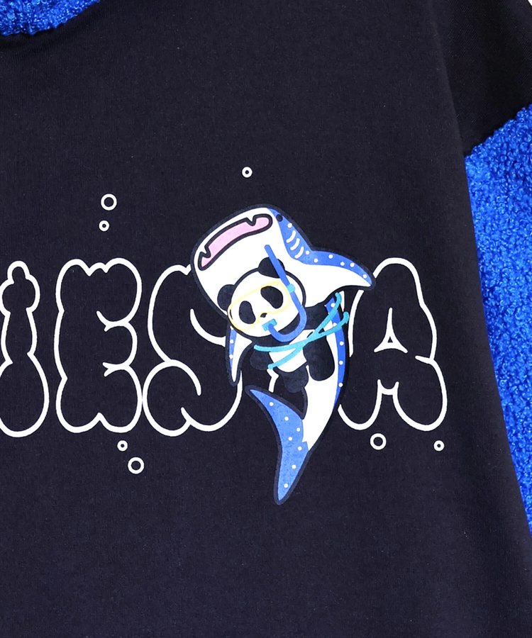 PANDIESTA(パンディエスタ) |SB PANDIESTA ジンベイ＆パンダ S/S フルジップパーカー セットアップ可能(526750  MENS/WOMENS）