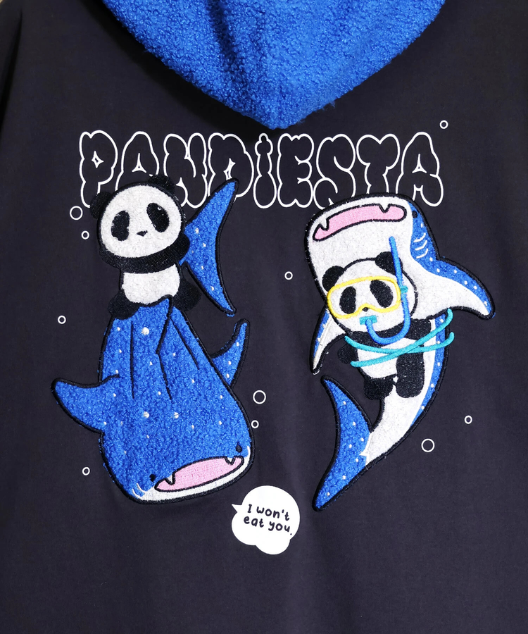 PANDIESTA(パンディエスタ) |SB PANDIESTA ジンベイ＆パンダ S/S フルジップパーカー セットアップ可能(526750  MENS/WOMENS）