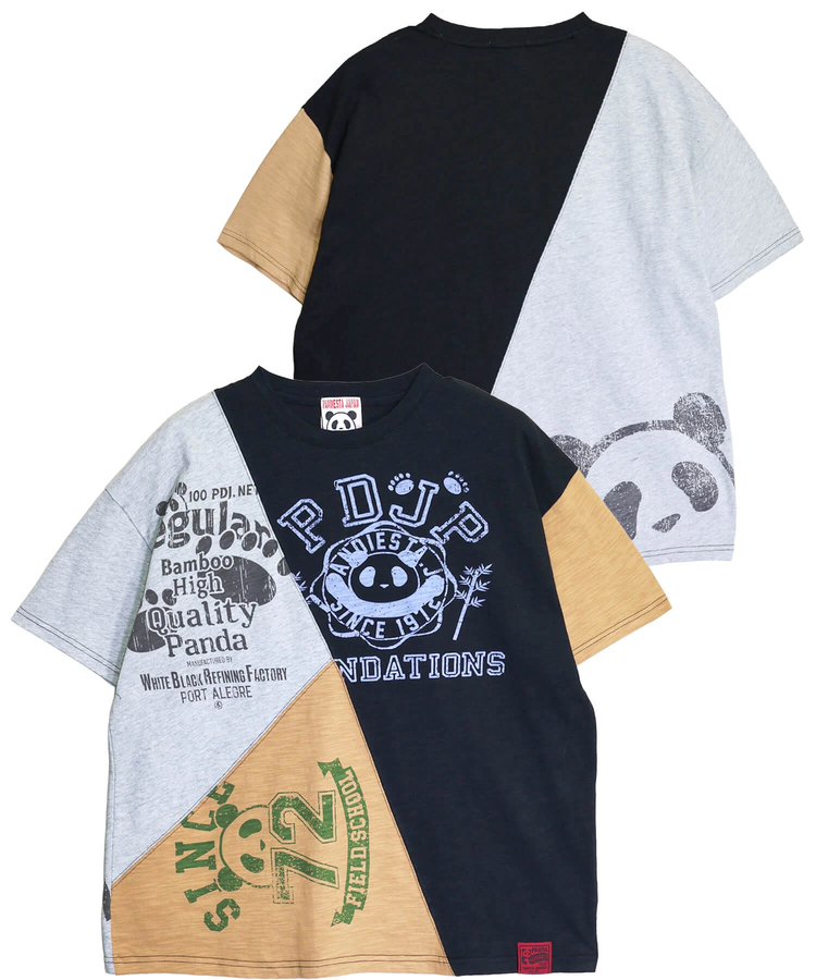 PANDIESTA(パンディエスタ) |SB PANDIESTA リメイク風切替 スラブ天竺 S/S Tee(526570 MENS/WOMENS）