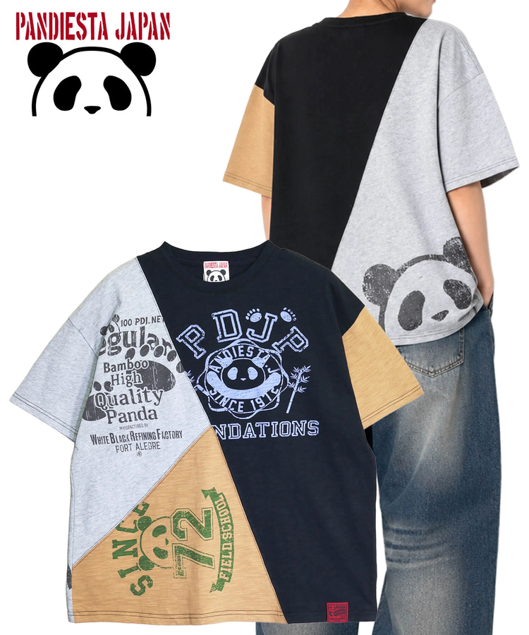 PANDIESTA(パンディエスタ) |SB PANDIESTA リメイク風切替 スラブ天竺 S/S Tee(526570 MENS/WOMENS）