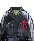 PANDIESTA(パンディエスタ) |SB 錦 EVANGELION 流水桜とEVA2号機 スカジャン＆MA-1 リバーシブル ブルゾン グレー(595351 MENS/WOMENS)