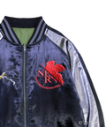PANDIESTA(パンディエスタ) |SB 錦 EVANGELION 流水桜とEVA2号機 スカジャン＆MA-1 リバーシブル ブルゾン グレー(595351 MENS/WOMENS)