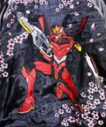 PANDIESTA(パンディエスタ) |SB 錦 EVANGELION 流水桜とEVA2号機 スカジャン＆MA-1 リバーシブル ブルゾン グレー(595351 MENS/WOMENS)