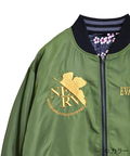 PANDIESTA(パンディエスタ) |SB 錦 EVANGELION 流水桜とEVA2号機 スカジャン＆MA-1 リバーシブル ブルゾン グレー(595351 MENS/WOMENS)
